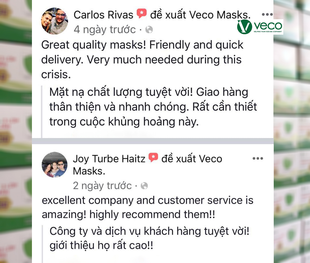 Mua Sỉ Khẩu Trang Vải Kháng Khuẩn VECO